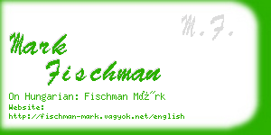 mark fischman business card